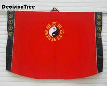 2021 taoist kung fu martial arts uniforms robe taoism suits gown wudang tai taiji clothing red 2024 - buy cheap