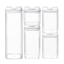 Airtight Cereal Containers BPA Free Plastic with Easy Lock Lids for Kitchen Pantry Organization and Storage 2024 - купить недорого