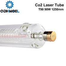 Tubo láser QDHWOEL T90 Co2, potencia de 90w, longitud de 1250mm de diámetro Máquina de grabado y corte láser CO2, 80mm 2024 - compra barato