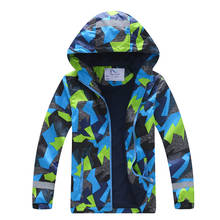 Hooded Waterproof Kids Outfits Warm Baby Boys Jackets Printed Child Coat Polar Fleece Windproof Children Outerwear For 100-150cm 2024 - buy cheap