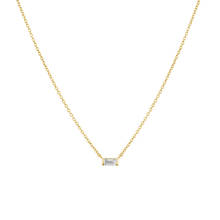 Collar de cristal rectangular de Plata de Ley 925 auténtica de alta calidad, con chapado en oro de 18K, cadena de circonia cúbica AAA elegante 2024 - compra barato