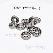 16001 12*28*7(mm) 1Piece bearing ABEC-5 16001 chrome steel deep groove bearing 2024 - buy cheap