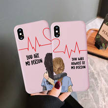 Greys Anatomy You're My Person Silcone Phone Case for IPhone 8Plus Funda for IPhone 6 6S 7 8 Plus for IPhone 11 Pro XS Max XR X 2024 - buy cheap