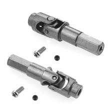 2Pcs Metal Universal Steering Joint Drive Shaft Accessories for WPL C14 C24 C34 B24 B36 MN D90 D91 MN99S RC Car Parts 2024 - buy cheap