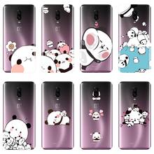 Cute Panda Funny Phone Case For One Plus 3 3T 5 5T 6 6T 7 7 Pro Silicone Back Cover For OnePlus 7 7 Pro 6 6T 5 5T 3 3T Case 2024 - buy cheap