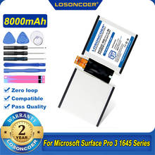 100% Original LOSONCOER G3HTA003H G3HTA007H G3HTA004H 8000mAh For Microsoft Surface Pro 3 1645 Series Battery 2024 - buy cheap