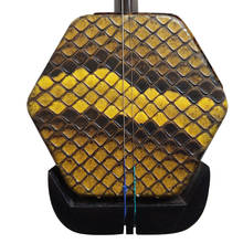 Instrumento Musical de ébano, instrumento Erhu de lujo de Wang Jiawang, 100% Ture Python, con accesorios completamente Erhu, instrumento chino 2024 - compra barato