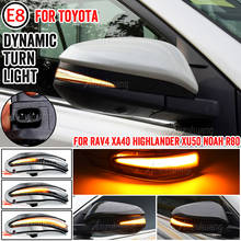 Luz led de seta dinâmica para toyota rav4 mk4 highlander cluger noah r80 4runner mk5 2024 - compre barato