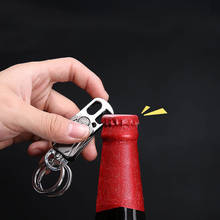 Zinc Alloy Pocket Beer Fashion Tool Keychain Fingertip Gyro Keychain 3-in-1 Multifunctional Bottle Opener Keychain Convenient 2024 - buy cheap
