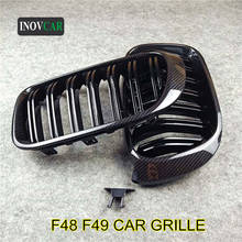 A Pair Car Glossy M Color Black Front Air Intake Kidney Grille Grills Fit For X3 X4 F25 F26 ABS 20i 28i 35i 2014-2016 Car Grille 2024 - buy cheap