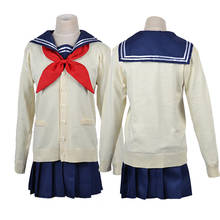 My Hero Academia Boku no Hero Cosplay Costume Himiko Toga JK Uniform Women Sailor Suits with Cardigan Girls Academy Uniform 2024 - buy cheap