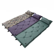 183*57*2.5cm inflatable Sleeping Pad Camping Mat With Pillow fold air mattress Cushion Self-Inflating beach bed hiking caving 2024 - buy cheap