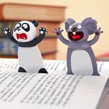3D Stereo Seal Octopus Creative Cartoon Animal Bookmarks Cute Stationery Student Personalized Funny Bookmarkers Gift 2024 - buy cheap