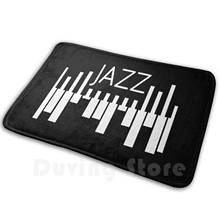 Jazz Piano Mat Rug Carpet Anti-Slip Floor Mats Bedroom Jazz Piano Jazz Music Musician Blues Guitar Piano Sax Saxophone Trumpet 2024 - buy cheap
