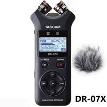TASCAM DR07X DR-07X Портативный цифровой диктофон для интервью MP3 HD шумоподавление ручка USB аудио интерфейс 2024 - купить недорого
