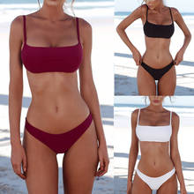 Bathing Suit Women Bandeau Bandage Bikini Set Push-Up Brazilian Beachwear Swimsuit Women's Swimming Suit купальники женские 2024 - buy cheap