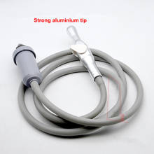Dental Silicone Tube Saliva Ejector Strong/Weak Suction Hose 10*6mm & ( Strong / weak ) Aluminum tip +  Dental filter cup 2024 - buy cheap