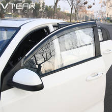 Vtear For Kia Rio 4 Rio X-line Visor Wind Deflectors Guard Shield Weathershields awning cover accessories car-styling decoration 2024 - buy cheap