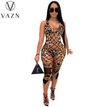 Vazn 2021 verão europeu e americano vestido feminino praia sex appeal biquíni leopardo impressão split-tipo maiô cobre 3 peças 2024 - compre barato