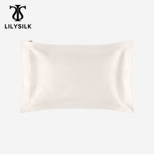 LilySilk Pillowcase Pure 100 Silk Natural for Hair Luxury Oxford 25 Momme Mulberry Beauty 40x40 50x90 Home Textile Free Shipping 2024 - buy cheap