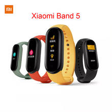 Умный Браслет Xiaomi Mi Band 5 с голосовым помощником и управлением через приложение 2024 - купить недорого