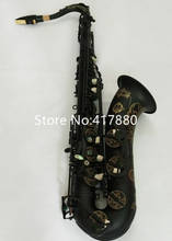 Saxofone bb tenor japonês de alta qualidade, saxofone de superfície preta fosco, instrumento musical de nível profissional com acessórios de estojo 2024 - compre barato