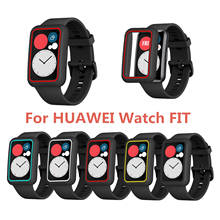 TPU Soft Protective Cover For Huawei Watch Fit Case Full Screen Protector Shell Bumper Plated Cases For Huawei Fit Watch Supply 2024 - buy cheap