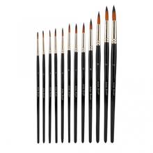 12pcs Nylon Hair Art Oil Acrylic Painting Brushes Paint Round Tip Artist Watercolor Brushes Pen Drawing Brush Set 2024 - buy cheap