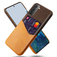 Funda de negocios para Samsung Galaxy S21 Ultra S30 Plus S21 +, carcasa con ranura para tarjeta, de cuero PU para Samsung S21 Plus S30 + 2024 - compra barato