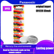 5Pcs 3V CR1220 100% Original Button Panasonic Cell Battery cr 1220 ECR1220 GPCR1220 Lithium Battery For Watch Car Remote 2024 - buy cheap