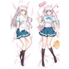 Чехол с аниме ируку: мир в цветах Tsukishiro Hitomi Dakimakura Irozuku Sekai No Ashita Kara обнимающая Подушка Чехол 2024 - купить недорого