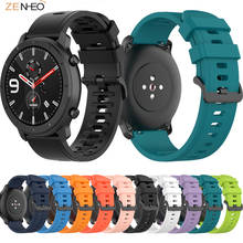 ZENHEO-Correa de silicona para reloj Amazfit GTR, 47mm, 42mm, pulsera para Huami Amazfit Stratos 3 2 2S BipS GTS Pace 22/20mm 2024 - compra barato