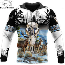 Cool Deer Hunting 3D Printed Men Hoodie Harajuku Fashion Sweatshirt Unisex Casual Jacket Pullover sudadera hombre DW092 2024 - buy cheap