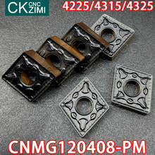 CNMG120408 PM 4225 4315 4325 External Turning Tool Carbide inserts Cutting Lathe CNC tools Lathe cutter CNMG For machining steel 2024 - buy cheap