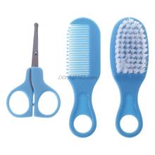 1 Set Baby Grooming Brush Comb Scissors Nail Cutter Newborn Nursing Care Kids Children Supplies Portable Soft Bristle Accessorie 2024 - buy cheap