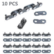 Corrente de motosserra de aço inoxidável, corrente de junção de junção em 325, 058, peças de motosserra, ferramentas de jardim com 10 peças 2024 - compre barato