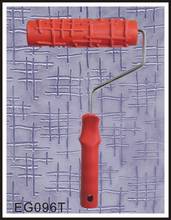 Pincel de tinta em forma de coco 7 ", padrão com textura de borracha em relevo, ferramenta para decoração de casa e fundo de parede 2024 - compre barato