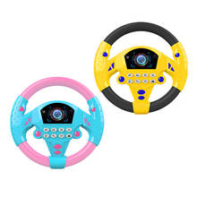 Brinquedo do volante, luz sadia simulado brinquedo de condução fingir dirigir cedo brinquedo educacional para bebês das crianças 2024 - compre barato