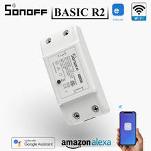 Sonoff Basic R2 WiFi беспроводной умный пульт дистанционного включения/выключения времени DIY модуль переключатель для MQTT COAP iOS Android Голосовое управление Умный дом 2024 - купить недорого