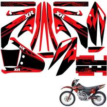 Free Motorcycle 3M graphics stickers BACKGROUNDs decals Kits For Honda XR230 2005 XR 230 xr230r, one set stickers 2024 - buy cheap