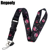 Pink Planet Classical Style Lanyard For keys The 90s Phone Working Badge Holder Neck Straps Phone Hang Ropes webbings ribbons 2024 - buy cheap