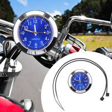 Relógio luminoso para guidão de motocicleta, 1 conjunto, luminoso, para yamaha, honda, suzuki, atv, quad bike, acessórios para moto 2024 - compre barato