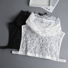 Женская белая блузка со съемным воротником и капюшоном 2024 - купить недорого