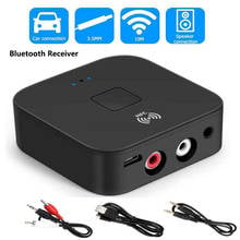 Leehur Bluetooth 5.0 Wifi Receiver 3.5mm+2RCA APTX Wireless Bluetooth Audio Adapter Receiver for NFC Speaker AUX Audio Car Wifi 2024 - buy cheap