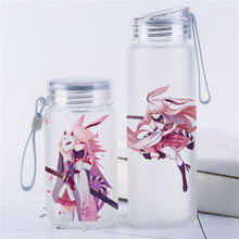 Honkai Impact-botella de agua de vidrio portátil para niños y niñas, vaso de viaje para Cosplay, regalo, 360ML/500ML, 1 unidad 2024 - compra barato