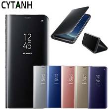 Роскошный умный флип-чехол для Samsung Galaxy S21 S20 S10 S8 S9 Plus S20FE S7 S6 Edge Note 20 Ultra Note 10 Plus 9 8 10 Lite, чехол 2024 - купить недорого