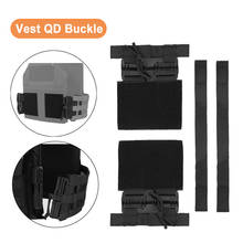 Tactical Vest Quick Release Buckle Set Single Point Molle Buckle Set with Hook and Loop Fastener for JPC CPC NCP XPC 420 Vest 2024 - buy cheap