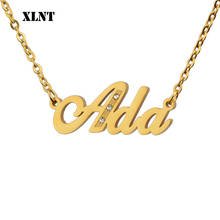 XLNT Ada Name Necklace Personalized Name Necklace ,Customized  Necklaces Custom Stainless Steel Personalized Jewelry Gifts 2024 - buy cheap