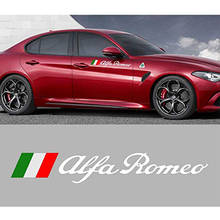 1PCS 60CM Sport Car Door Side Stickers For Alfa Romeo Giulia Giulietta 159 156 MITO Stelvio 147 GT Vinyl Auto Decor Accessories 2024 - buy cheap