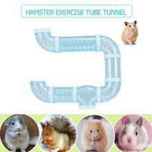 Brinquedo Tubo Túnel Pista 1Pc Conexão Externa para Esportes Hamster Gaiola de Hamster DIY Tubo Túnel Brinquedo Canal Acessórios de Decoração 2024 - compre barato